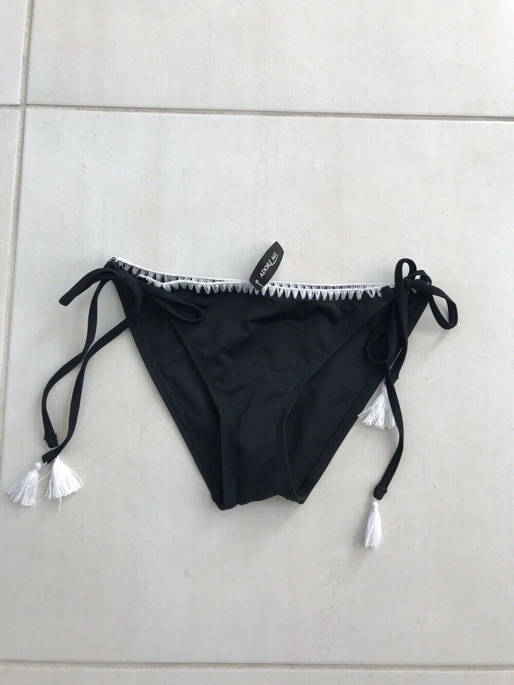 Adore Me Tassels String Bikini Bottom Swimwear